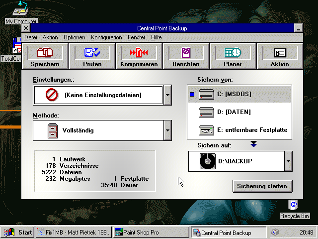 CP Backup ist ein Teil der PC Tools 7.1...

