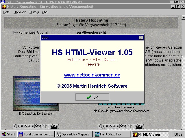 der HS HTML-Viewer ist f&uuml;r die Offline-Anzeige g&uuml;nstiger, da kompakter
