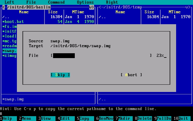 der Midnight Commander
