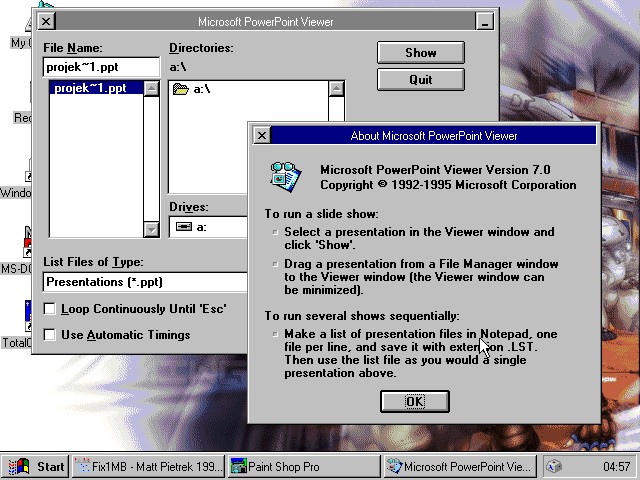 Powerpoint-Pr&auml;sentationen anzeigen? Macht der MS PowerPoint-Viewer
