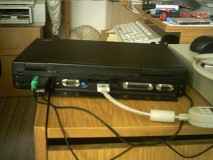 PS/2-, Power-, Seriell-, PCMCIA-, Parallel, VGA-Anschl&uuml;sse
