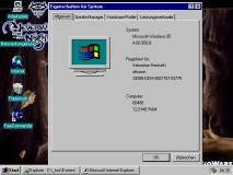 Windows 95c l&auml;uft auch mit 12 MB Ram auf einem 486er
